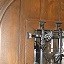 The Chianti Custom Cellar Door in Knotty Alder with an Early American finish