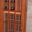 Custom Closet Cellar Door in Knotty Alder with a Chappo finish