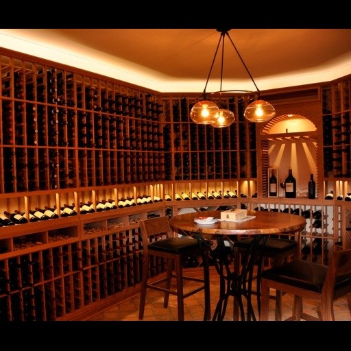 Custom Heart Redwood Wine Cellar – 2500 bottle capacity – Watermill, NY Custom Heart Redwood Wine Cellar – 2500 bottle capacity – Watermill, NY