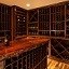 Wine Cellar Design Boston w/ custom tasting table
