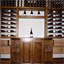 Front Entry View of the Custom Cabinet and Displays.