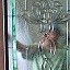 Triple Glazed Stained Glass Custom Wine Cellar Door