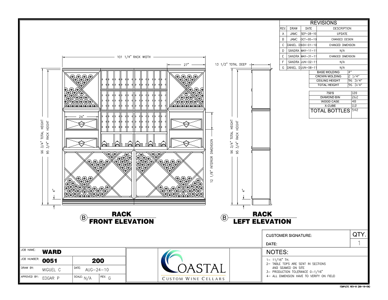 Custom Wine Cellars Boston MA – Cape Cod Project