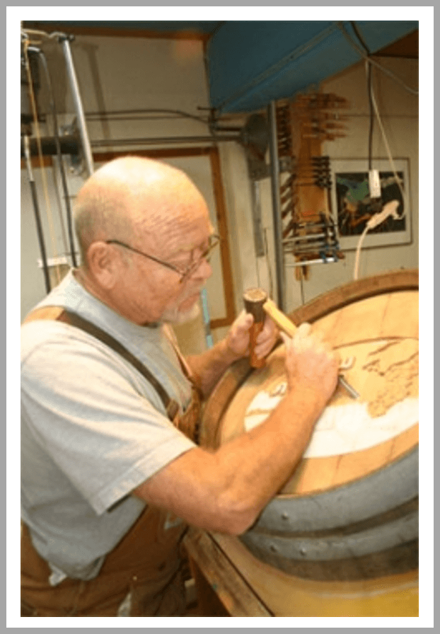 Wine Barrel Carving, Unique Features for Custom Wine Cellars - Peter Forbes