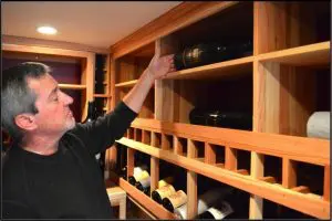 Jerry Wilson at Coastal Custom Wine Cellars in California