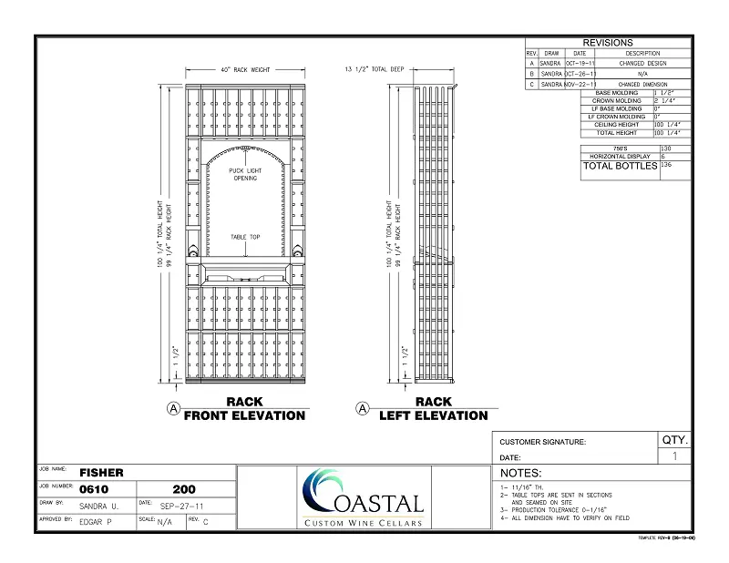 Start your own custom wine cellar design today!