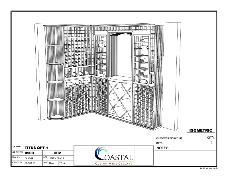 FREE 3 Dimensional Custom Wine Cellar CAD Package – Take Action Today!