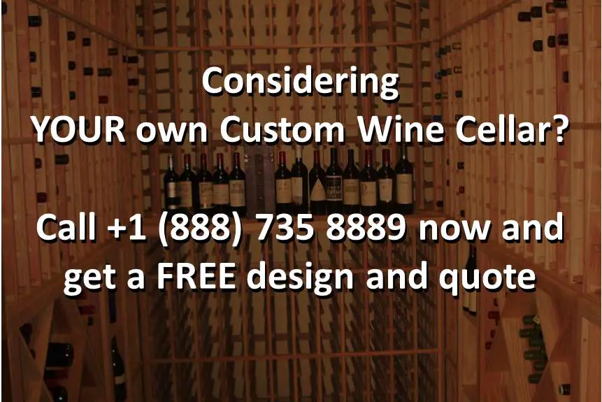 Click here to realize your own California wine cellar design