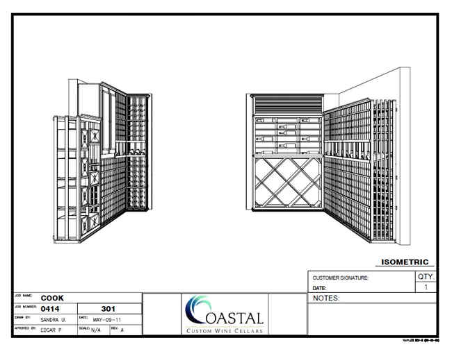 Get your FREE Custom Wine Cellar 3D Rendering Like This Today