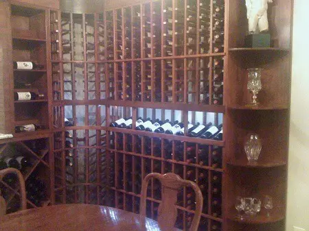 Residential Wine Cellar Pennsylvania Highlighted Display