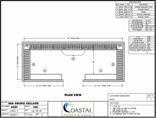 large wine cellar for santa barbara winery