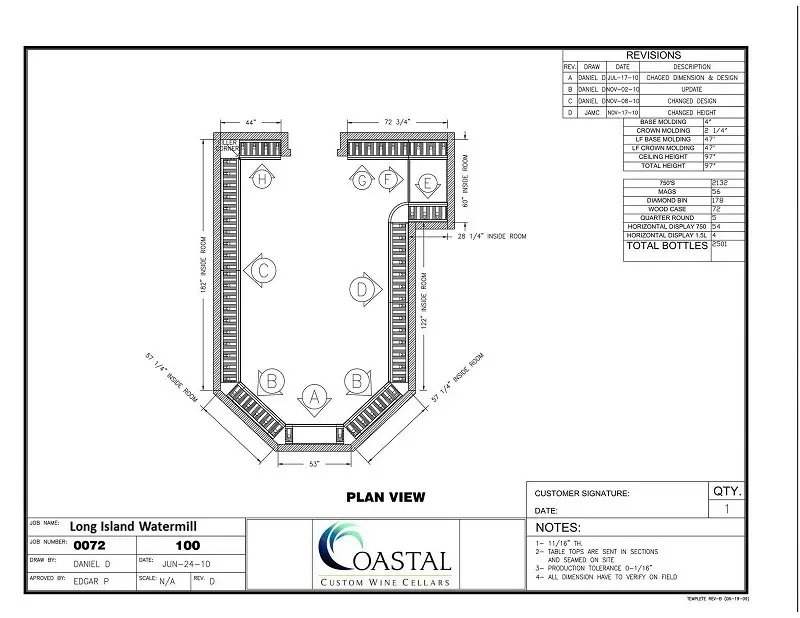 Start your own Residential Wine Cellars Project Today with a FREE 3D Design Package