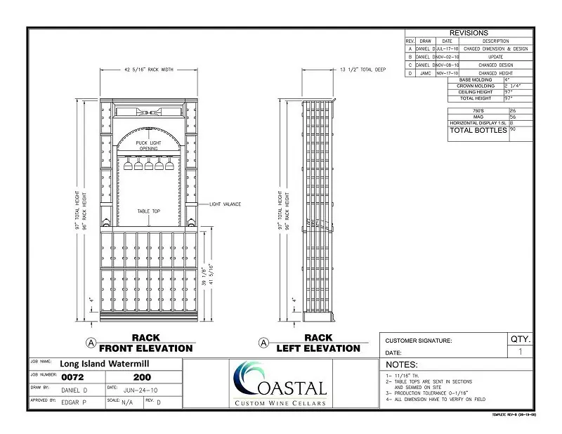 Start your own Custom Wine Cellar Project Today with a FREE 3D Design Package