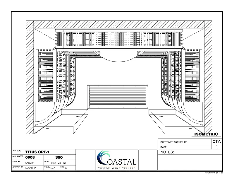 Get your Own FREE Three Dimensional Residential Custom Wine Cellar Design Package