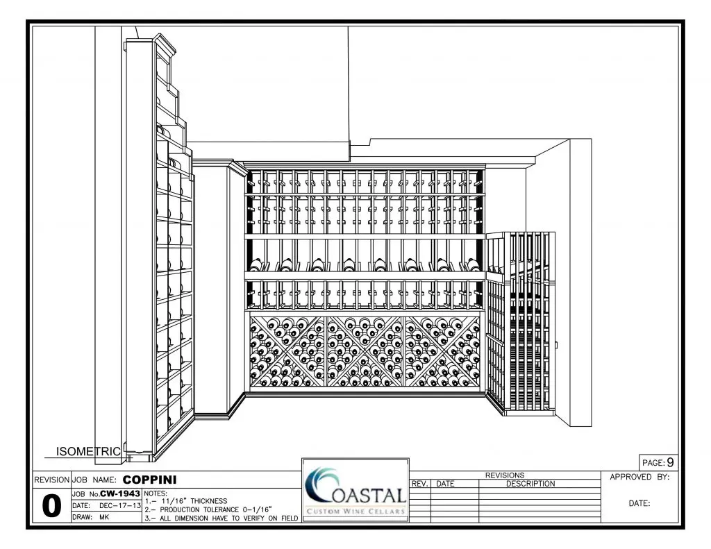 Residential Custom Closet Wine Cellar Orange County CA