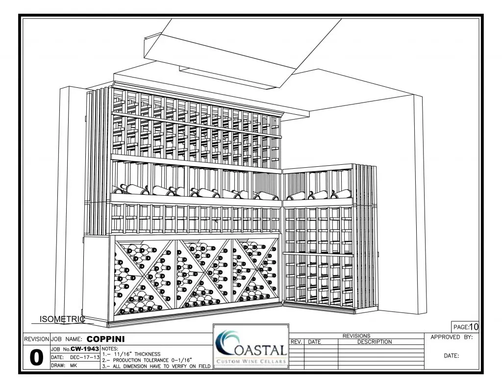 Closet Wine Cellar Conversion CA