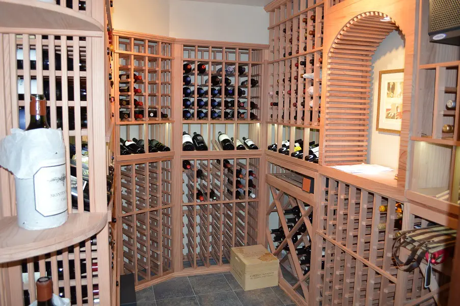 Residential Wine Room Puck Wine Cellar Lighting