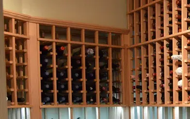 Single Bottle Custom Wine Racks for Residential Wine Rooms