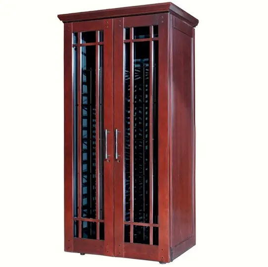 6. Le Cache Mission 2400 Wine Cabinet Classic Cherry, #876