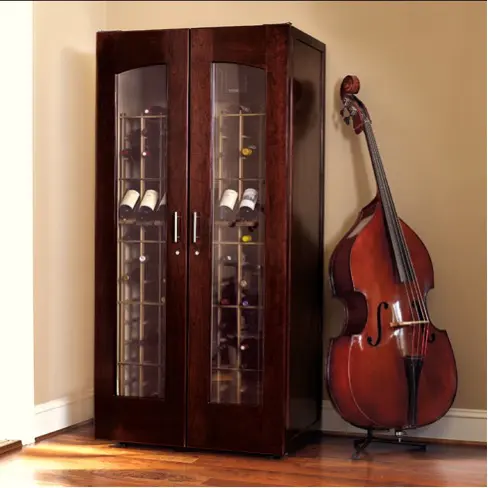 6. Le Cache Model 2400 Wine Cabinet Chocolate Cherry, #735