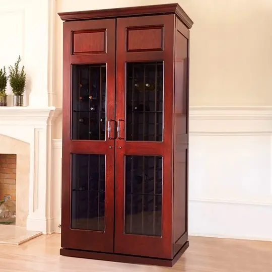 8. Le Cache Carolina 2400 Wine Cabinet Classic Cherry, #15169