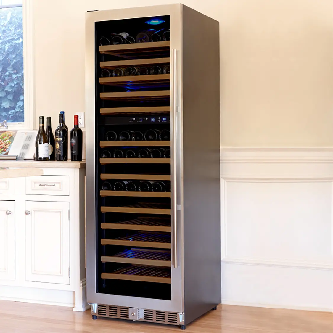 Click here to see more loft/vault styled styled wine cabinets
