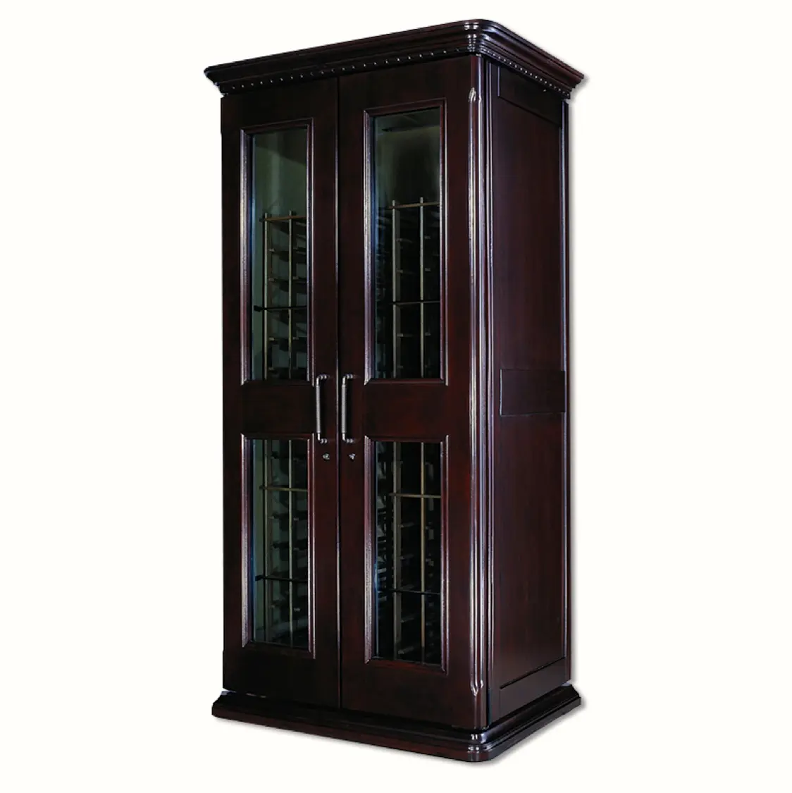 6. Le Cache Euro 2400 Wine Cabinet Chocolate Cherry, #747