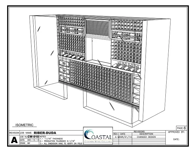 3D Wine Cellar Design Los Angeles