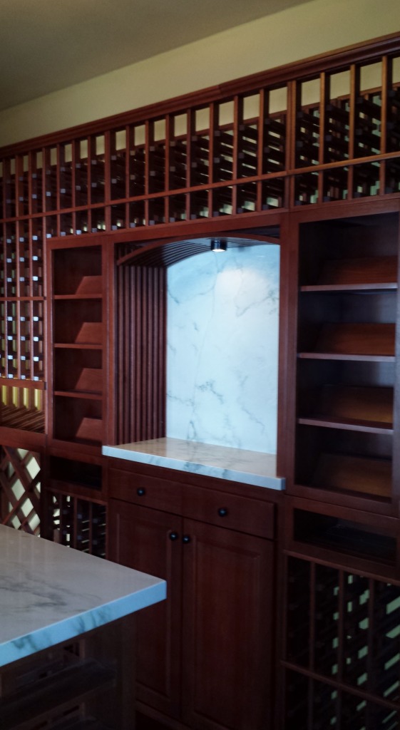 Irvine Binder California wine cellar installation Lattice Arch