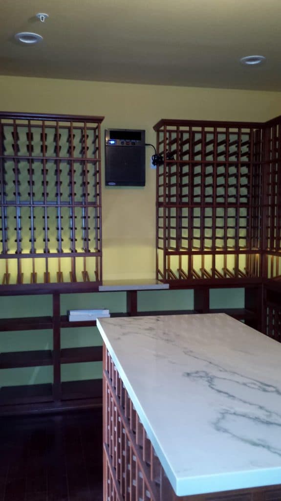 Irvine Binder Callifornia Wine Cellar Installations CellarPro Cooling System
