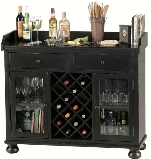 Le Cache Wine Furniture_Howard Miller Cabernet Hills Wine Bar, #1282