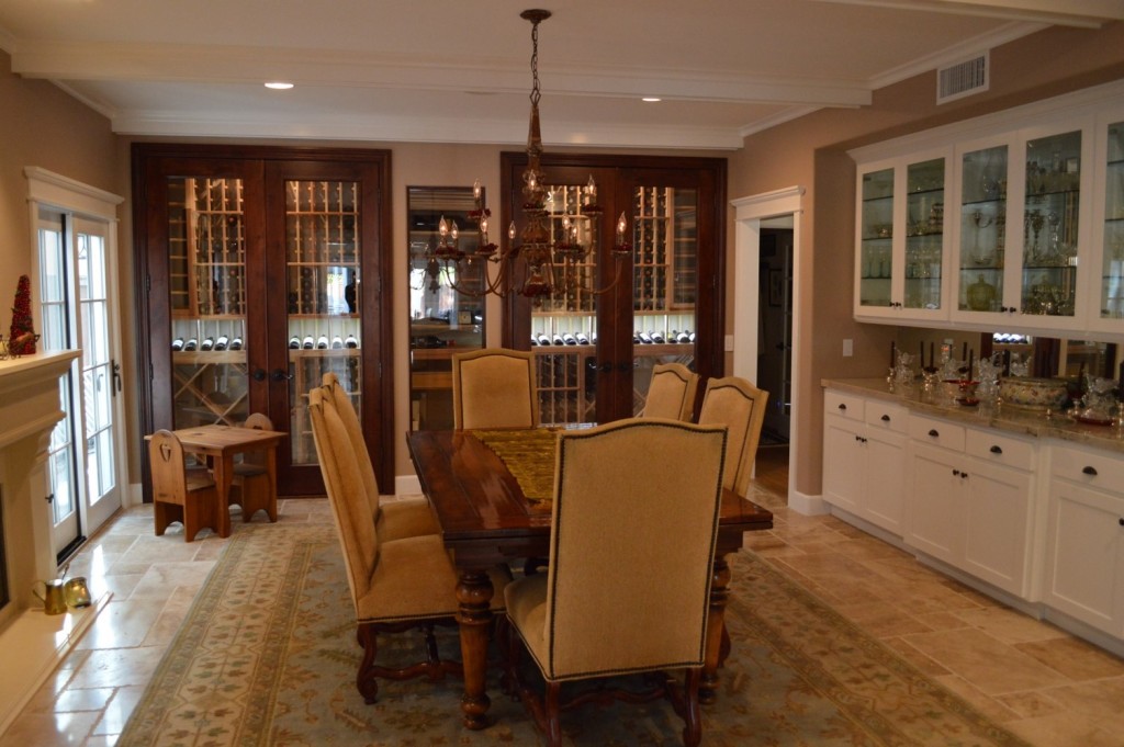 Custom Wine Cabinet Cellar Manhattan Beach Los Angeles Project