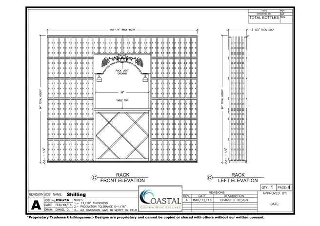 San Clemente Home Wine Cellar Project Blueprint