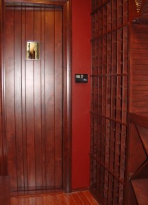San Clemente Wine Cellar Project Door Thermostat