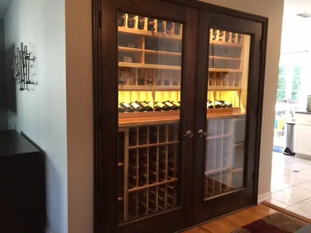 Niche conversion for residental custom wine cellar