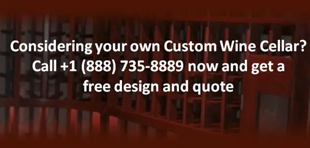 Custom Wine Cellar Los Angeles California - Call us for a free wine cellar design