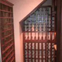 semi custom wine racks Los Angeles, California. Built with Malaysian mahogany