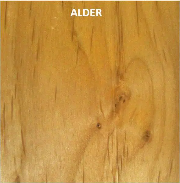 The attractive knots of Knotty Alder make it a favorite material for building custom wine cellars in California