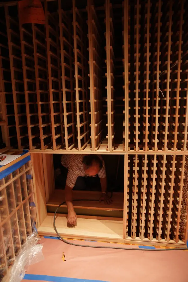 Custom Wine Cellar Installation Project by Coastal Custom Wine Cellars Orange County