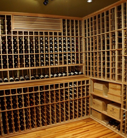 Elegant Orange County California Custom Wine Cellar