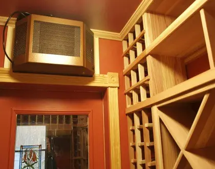 The WhisperKOOL Wine Cooling Unit was the Ideal Choice for This New York Custom Wine Cellar
