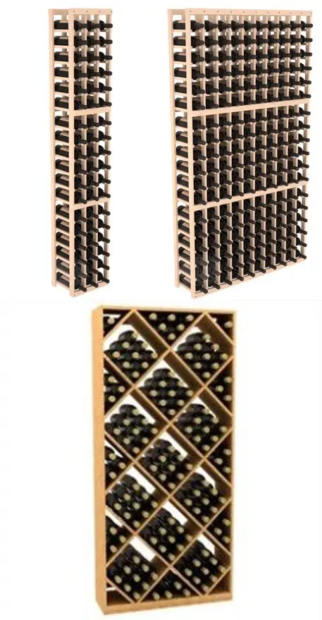 Styles of Pine Wood Wine Racks