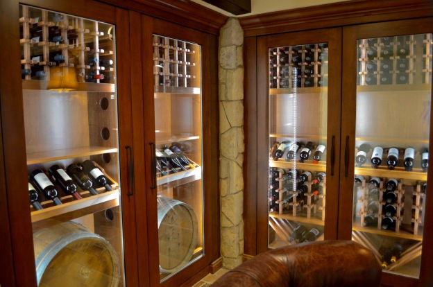 Home Wine Cellar Cooling Project in Laguna Beach Custom Wine Cabinets