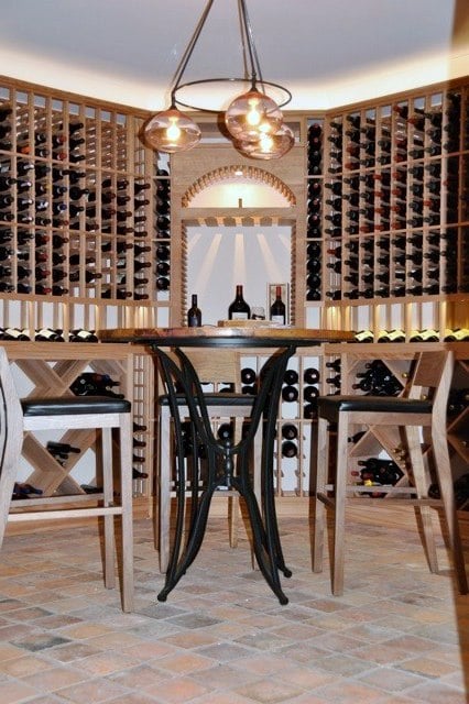 Traditional Wine Cellar for Your Home : Coastal Custom Wine Cellars
