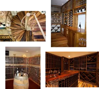 Green Wine Cellars by Wine Cellar Construction Experts at Coastal
