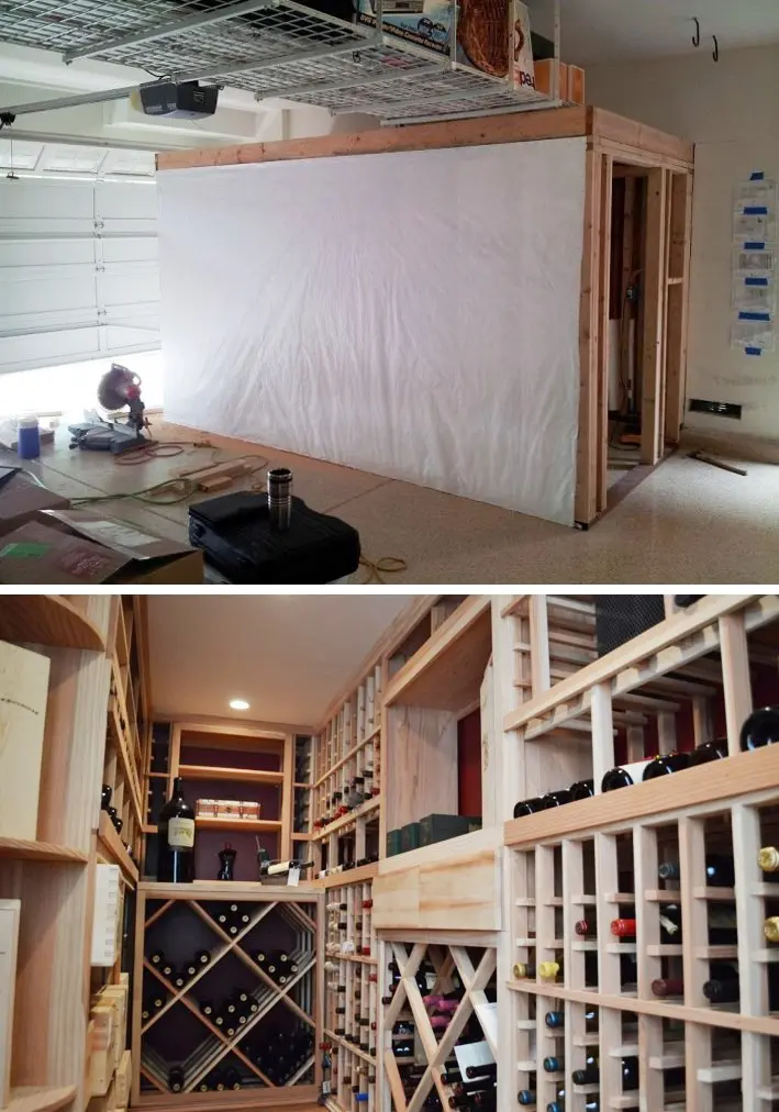 Garage Home Wine Cellar by Experts - Budget Savvy Wine Storage Solution