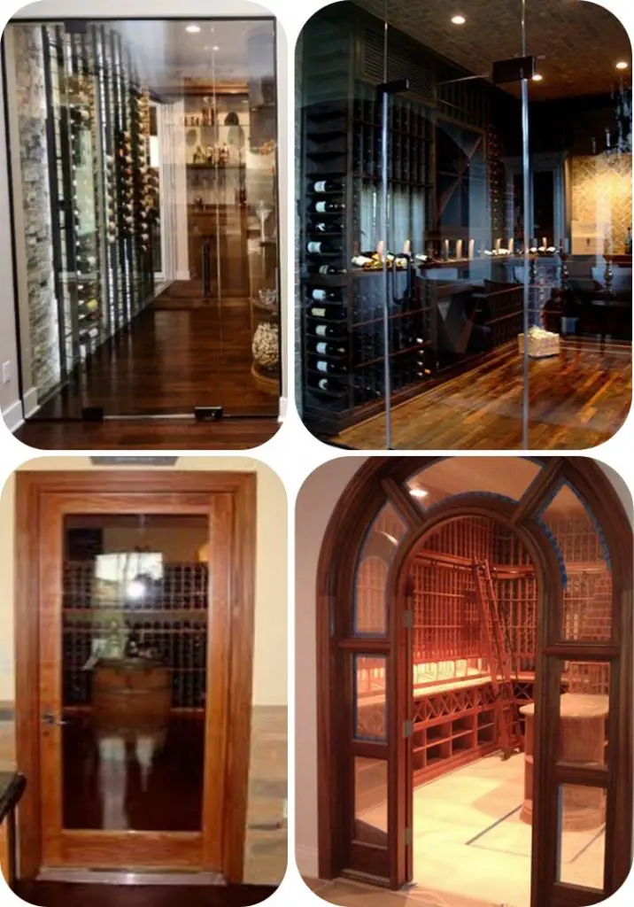 Glass Wine Cellar Doors