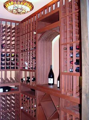 Beautiful Custom Wine Cellar Design for a Home in Orange County, California