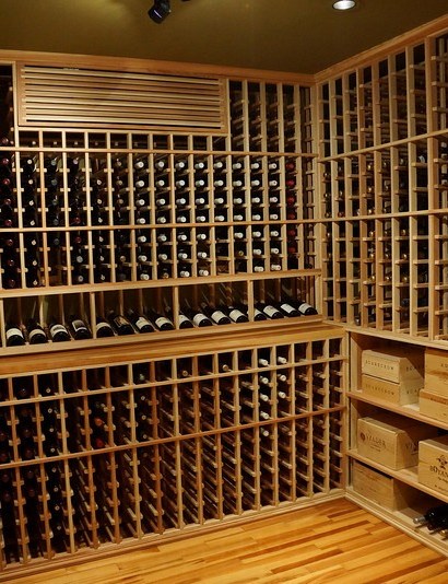Custom Home Wine Cellar Cooling Project in California