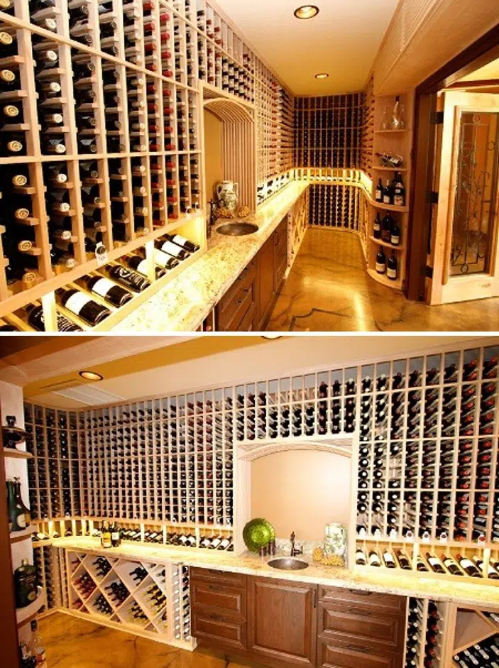 Custom Wine Cellar Design by Coastal